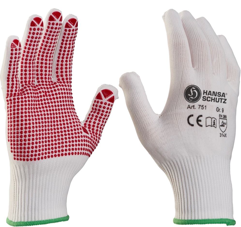 HansaTec 751 Protective gloves with PVC studs
