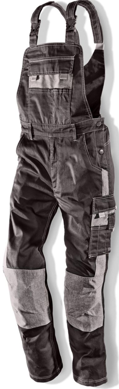 Bullstar 1035 NITRO Latzhose schwarz-grau