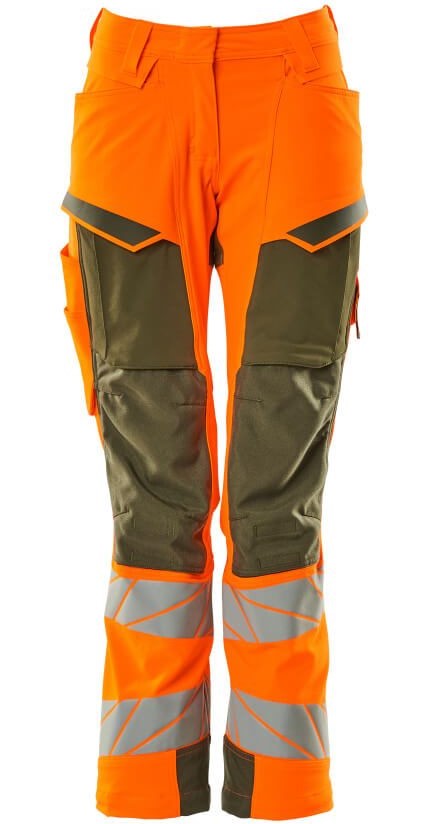 leuchtorange-moosgrün