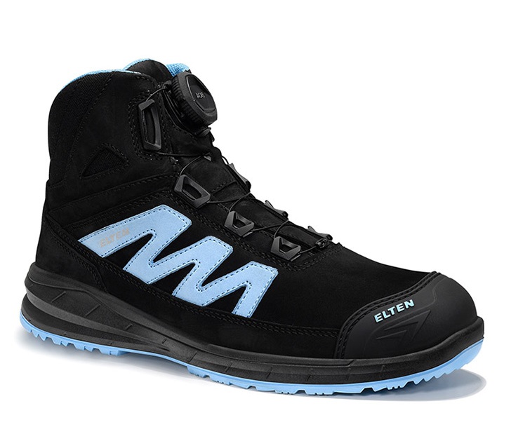 1KZyj55yO2lvXT Elten MARTEN 768141 Safety boots XXSports Pro BOA black-blue Mid ESD S3S