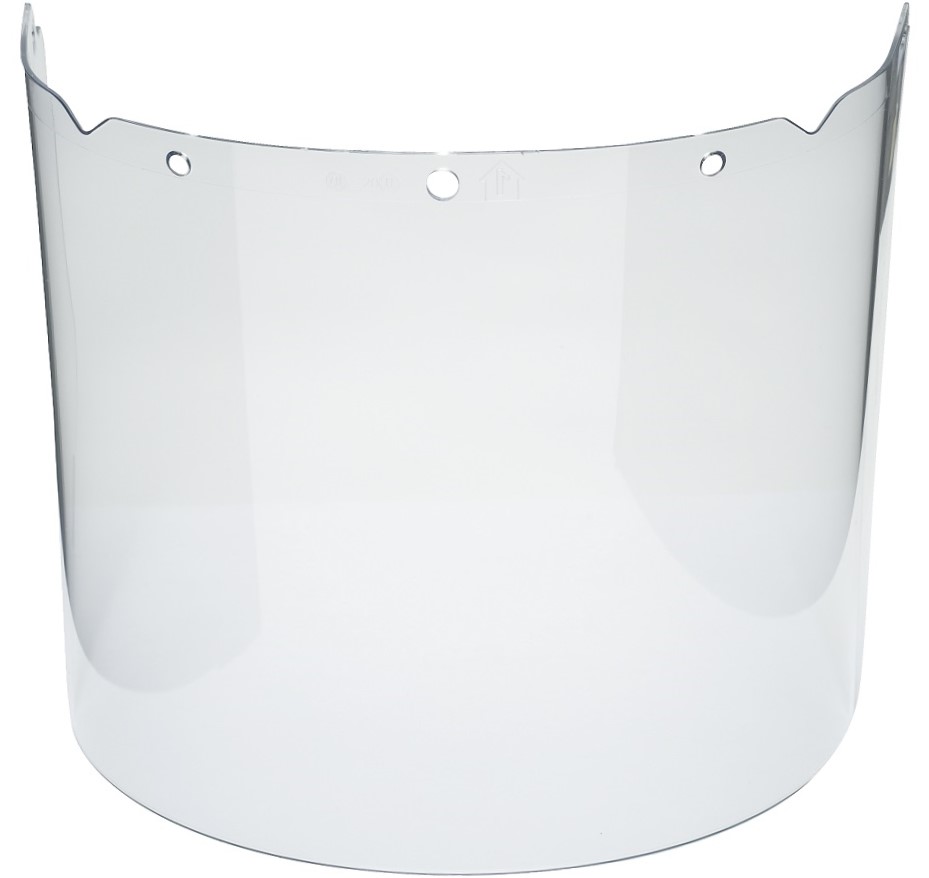 V-Gard_Visor_Propionate_molded_203mm_10115855 MSA Auer 10115855 Injection moulding sight propionate 2,5 mm, clear, 203 mm
