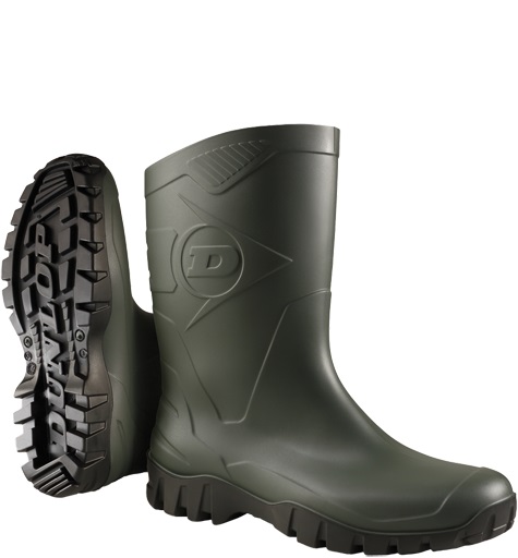 Dunlop Dee boot K580011 green without protective function