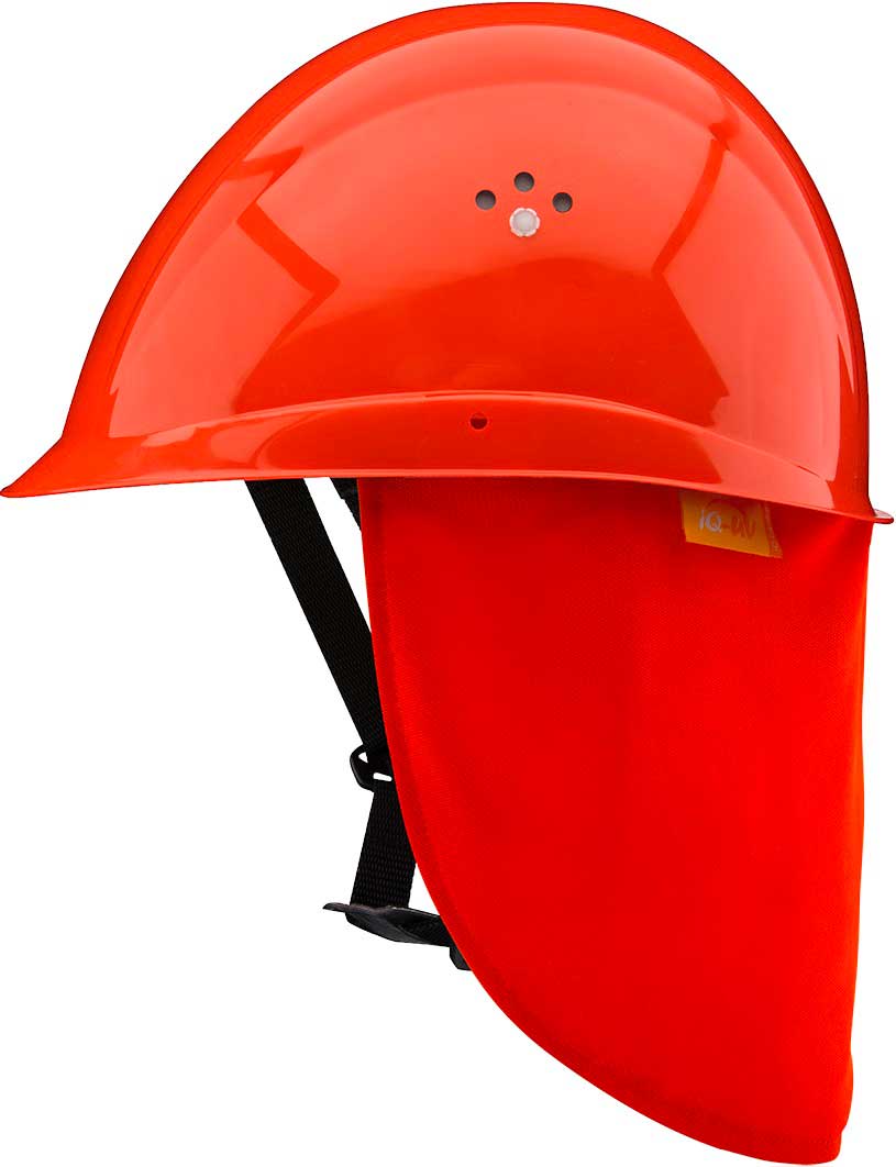 VOSS Safety helmet with UV neck protection INAP-Profiler plus UV