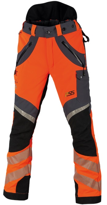 hosen-xtremeair PSS X-treme Air EN 20471 5x5 Schnittschutzhose orange