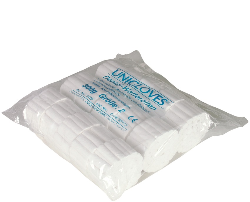 Unigloves Toothed cotton rolls 5410, 5420, 5430