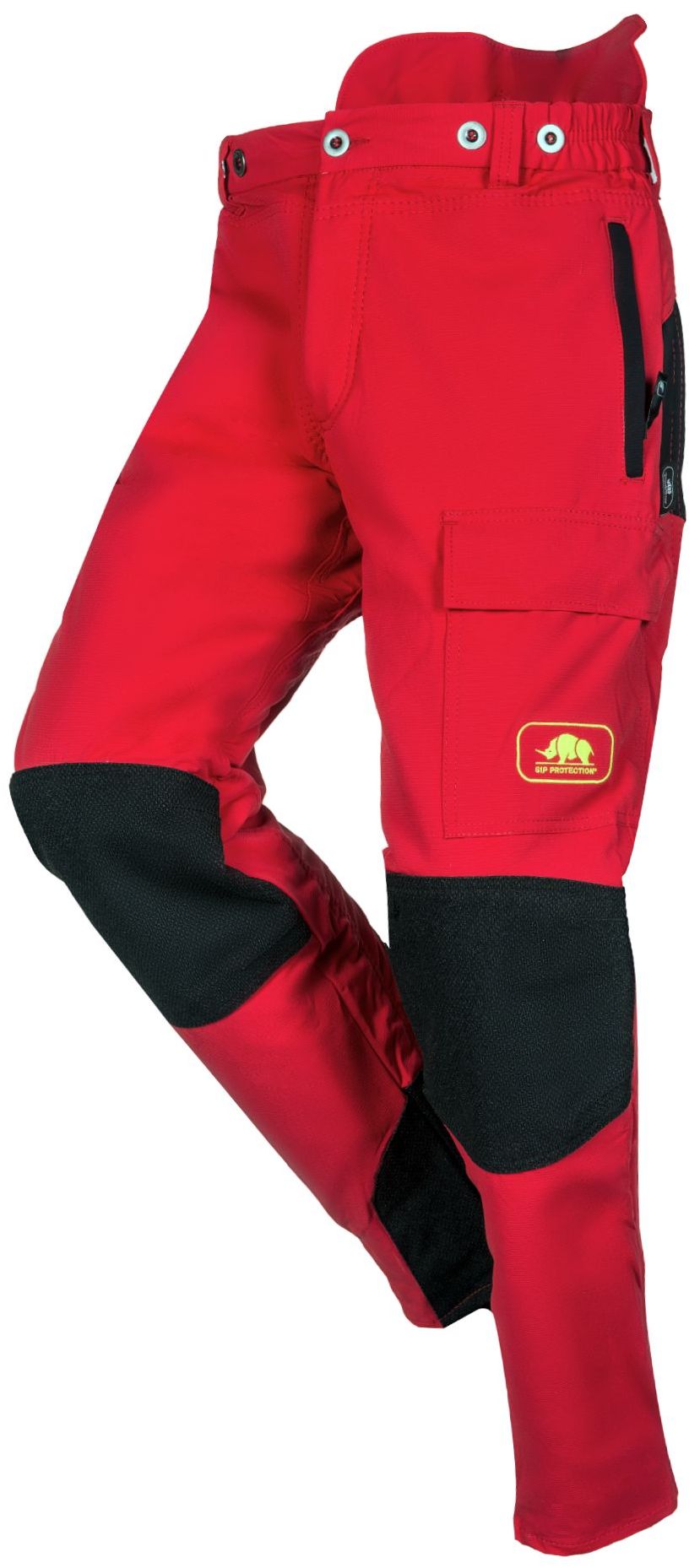 SIP Protection 1SQT cut protection pants class 2, type A red-black