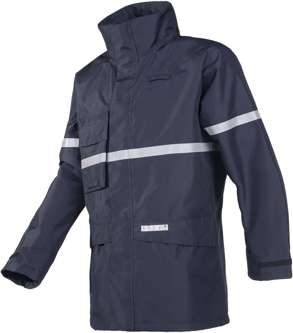 Sioen Glenroy 7222N3EF7 flame retardant antistatic rain jacket