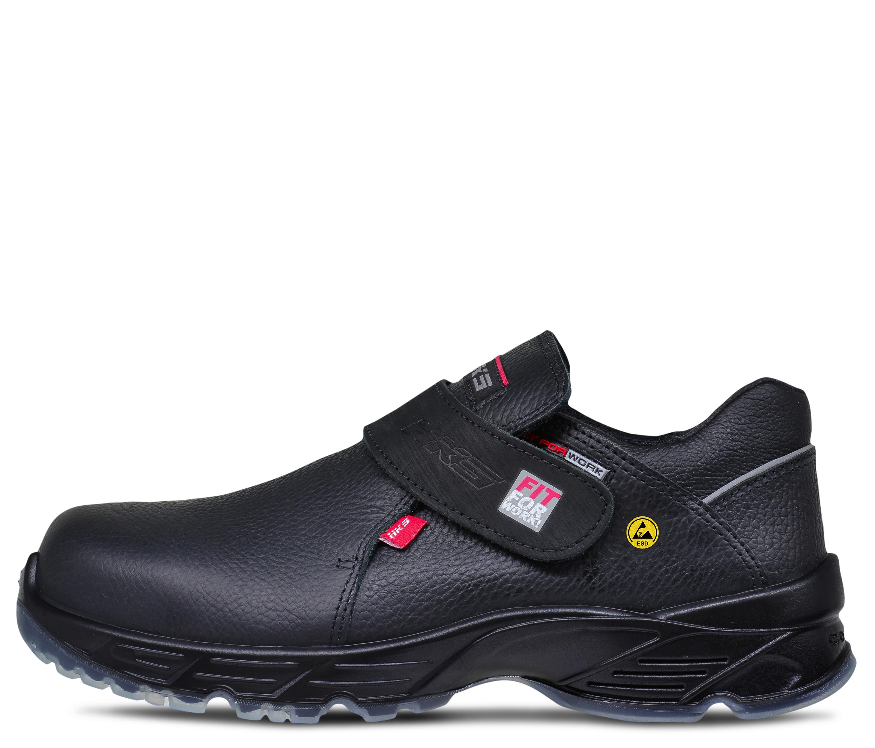 Zoom-v01 HKS Challenger Zoom Halbschuhe S2 SRC ESD mit Klettverschluss schwarz
