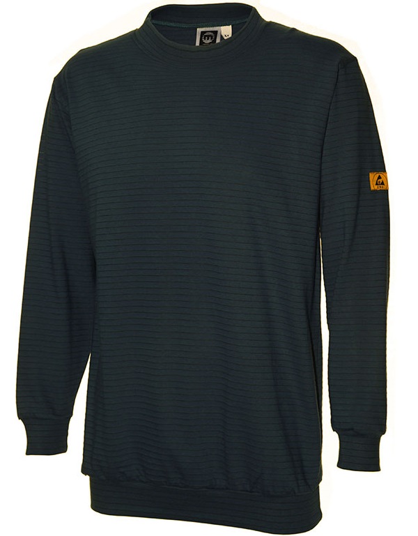 ESD Sweat-Shirt black 245g/m²