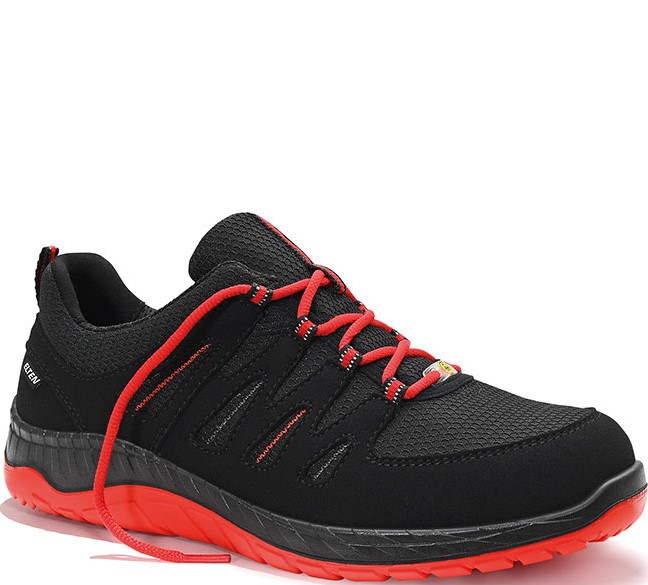 Elten MADDOX black-red Low 929652 Berufsschuhe ESD O2