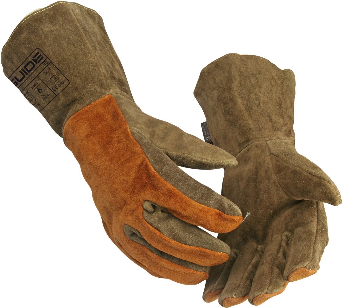 Guide 350 Rindspaltleder Hitzeschutz-Handschuhe