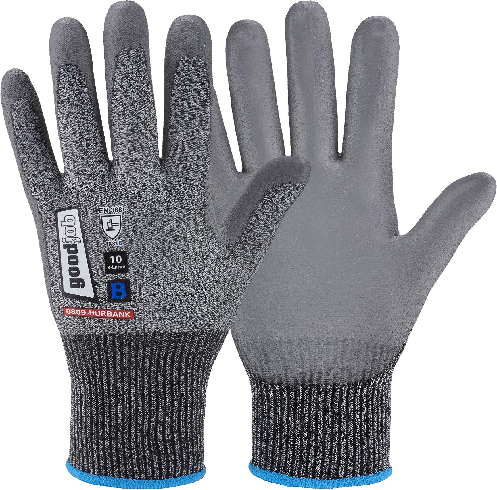 goodjob 0809 Burbank PU cut protection gloves level B