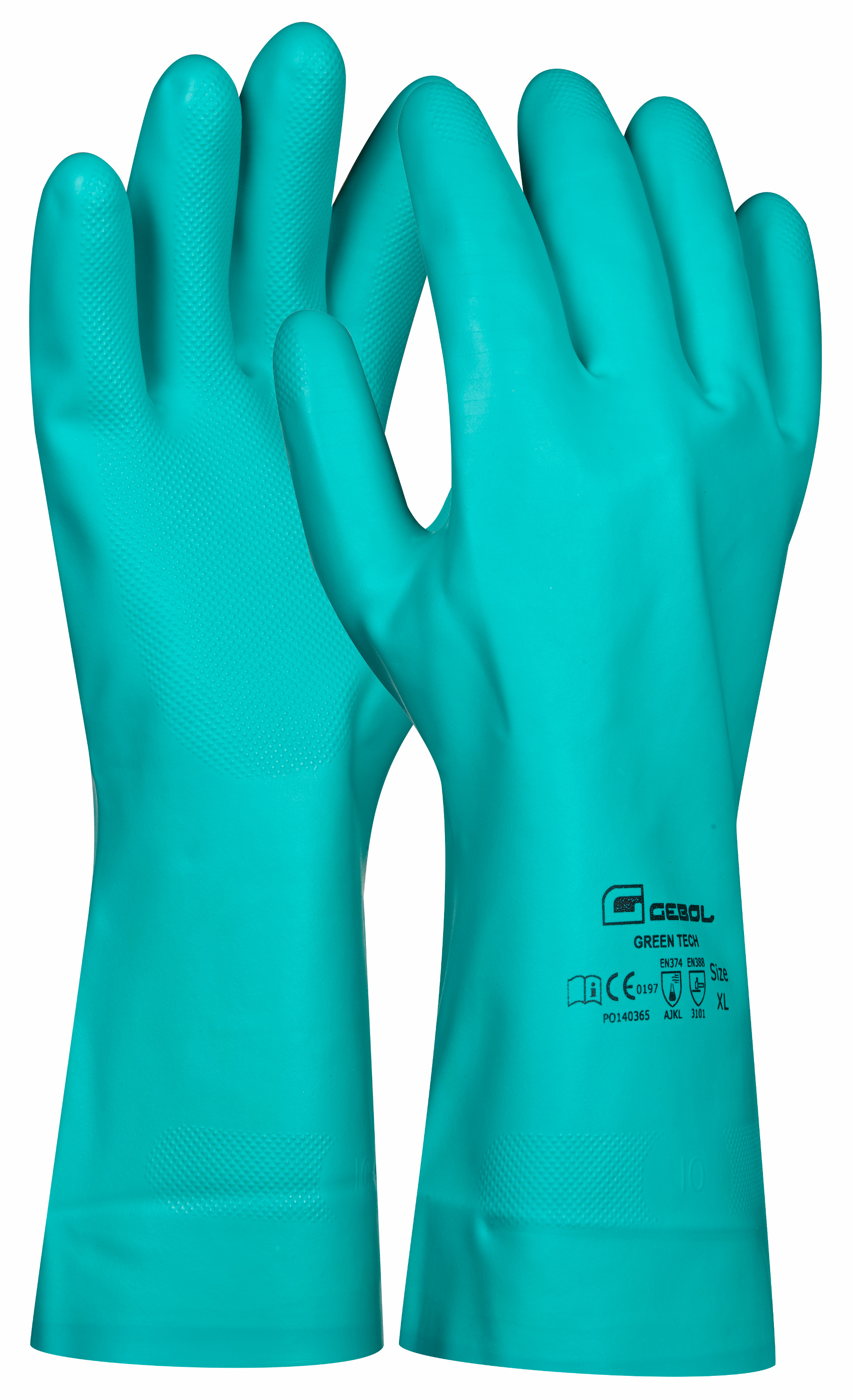 Gebol Green Tech Nitril-Chemikalienschutzhandschuhe