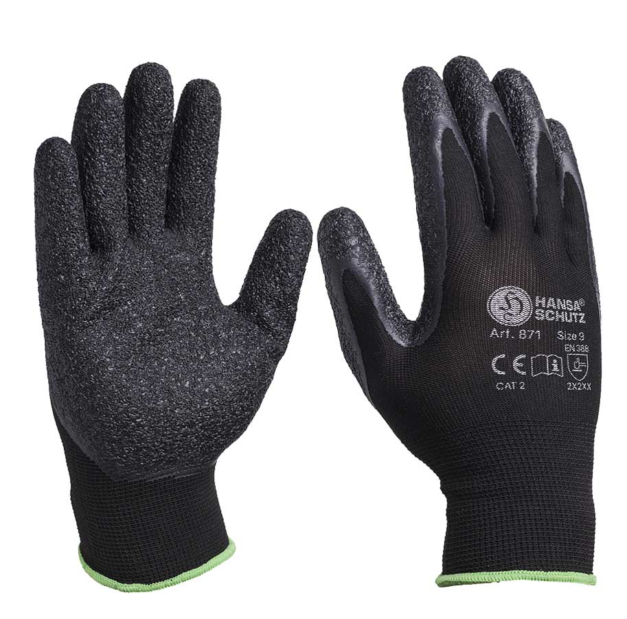 871 HansaTec 871 Schrumpflatex / Polyester Halbbeschichtet