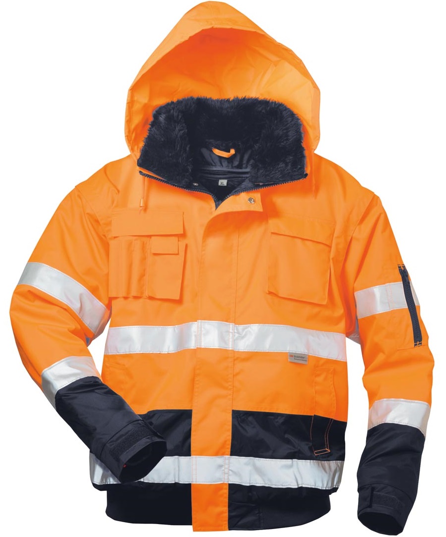 23559 elysee 23559 VOLKER warning protection pilot jacket light orange/navy