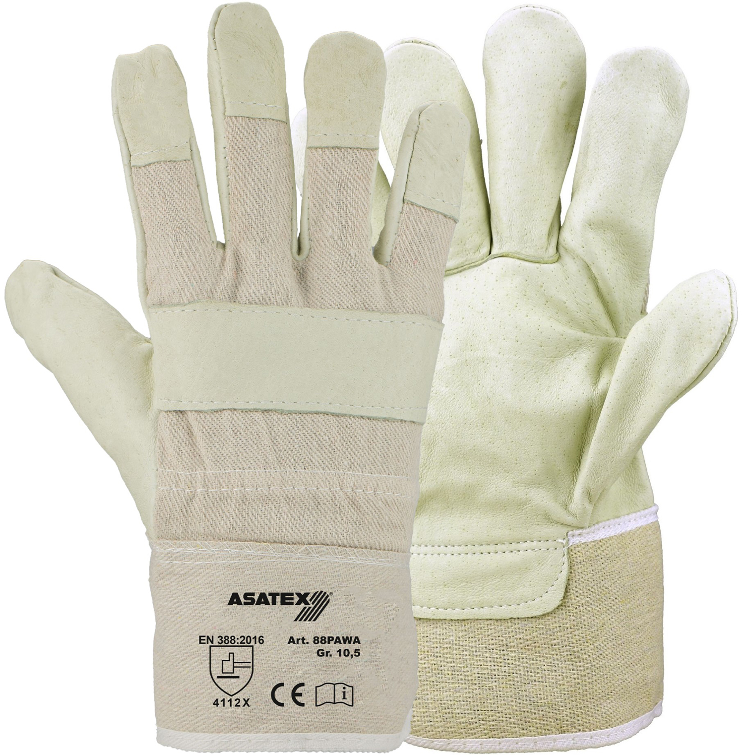 asatex-88pawa 88PAWA Pig grain leather protective gloves