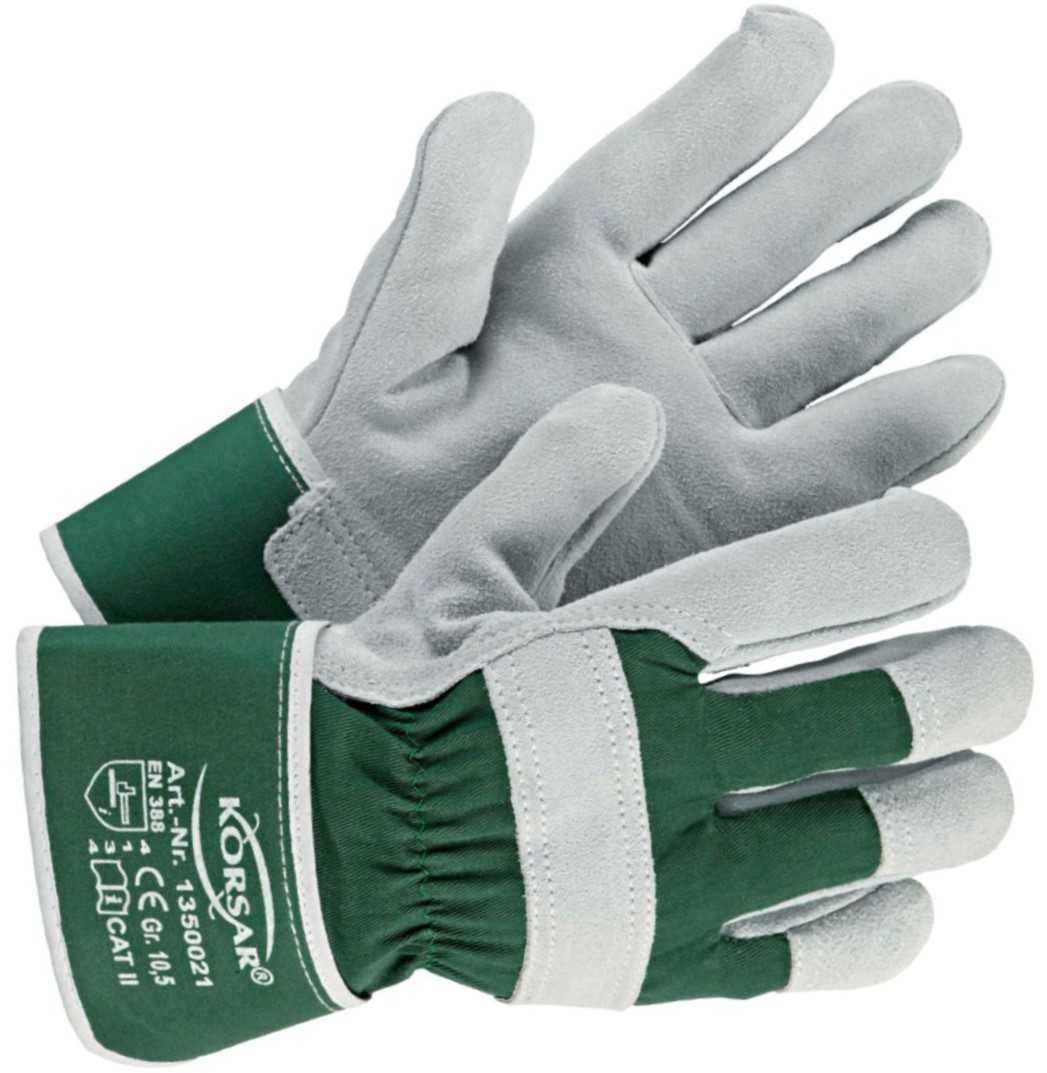 100_42623xbXYxoaCGuy02 Korsar Trucker cow split leather protective gloves green