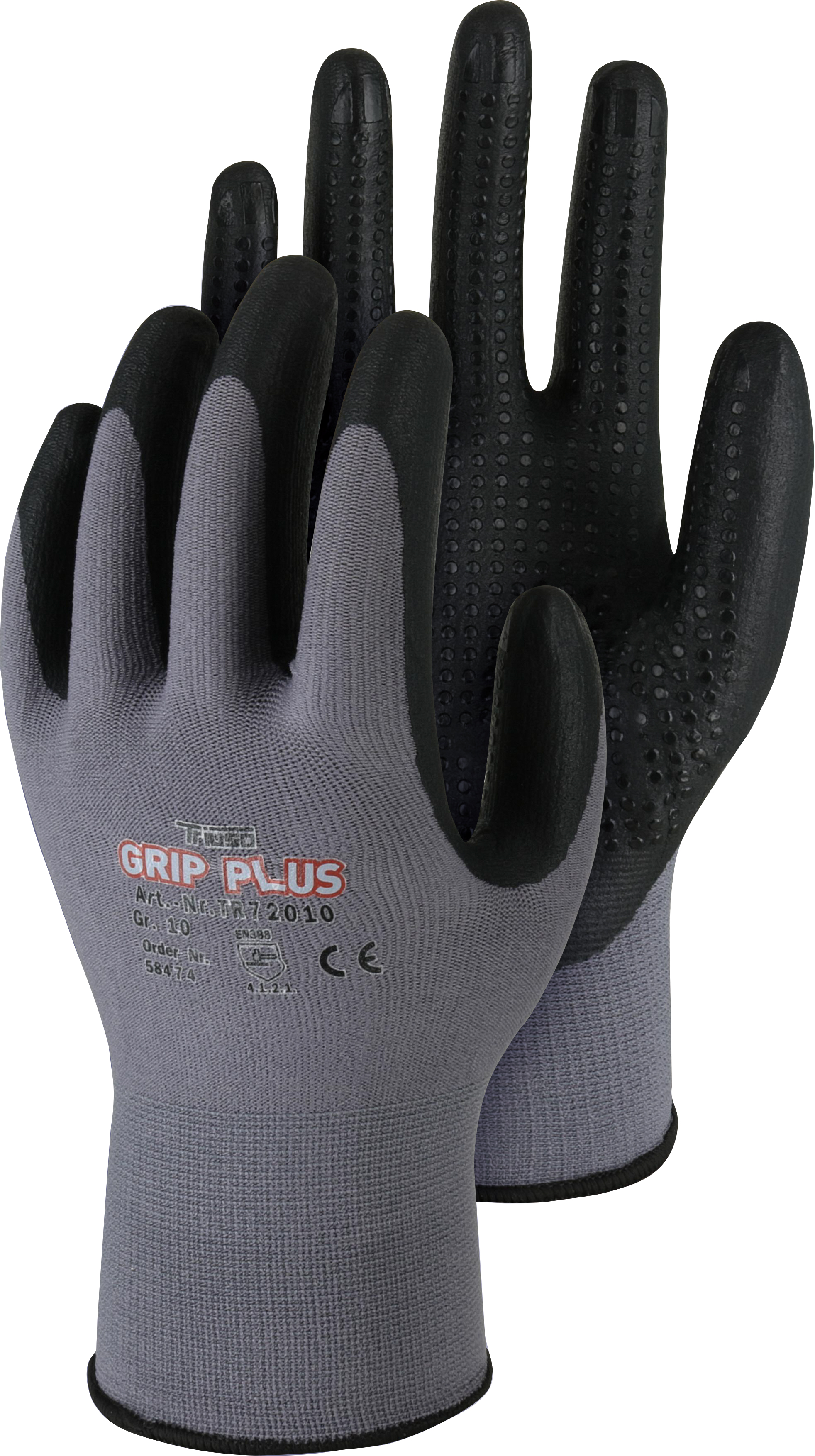 Triuso TR720 Grip Plus Nitrile Foam Assembly Gloves with Nubs