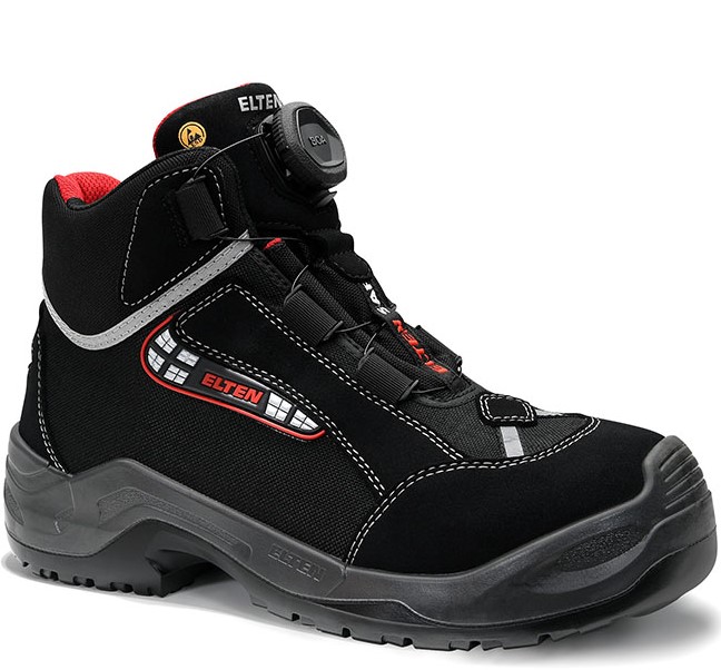 768531-01-2 Elten Sander Boa 768531 laced boot ESD S3 black