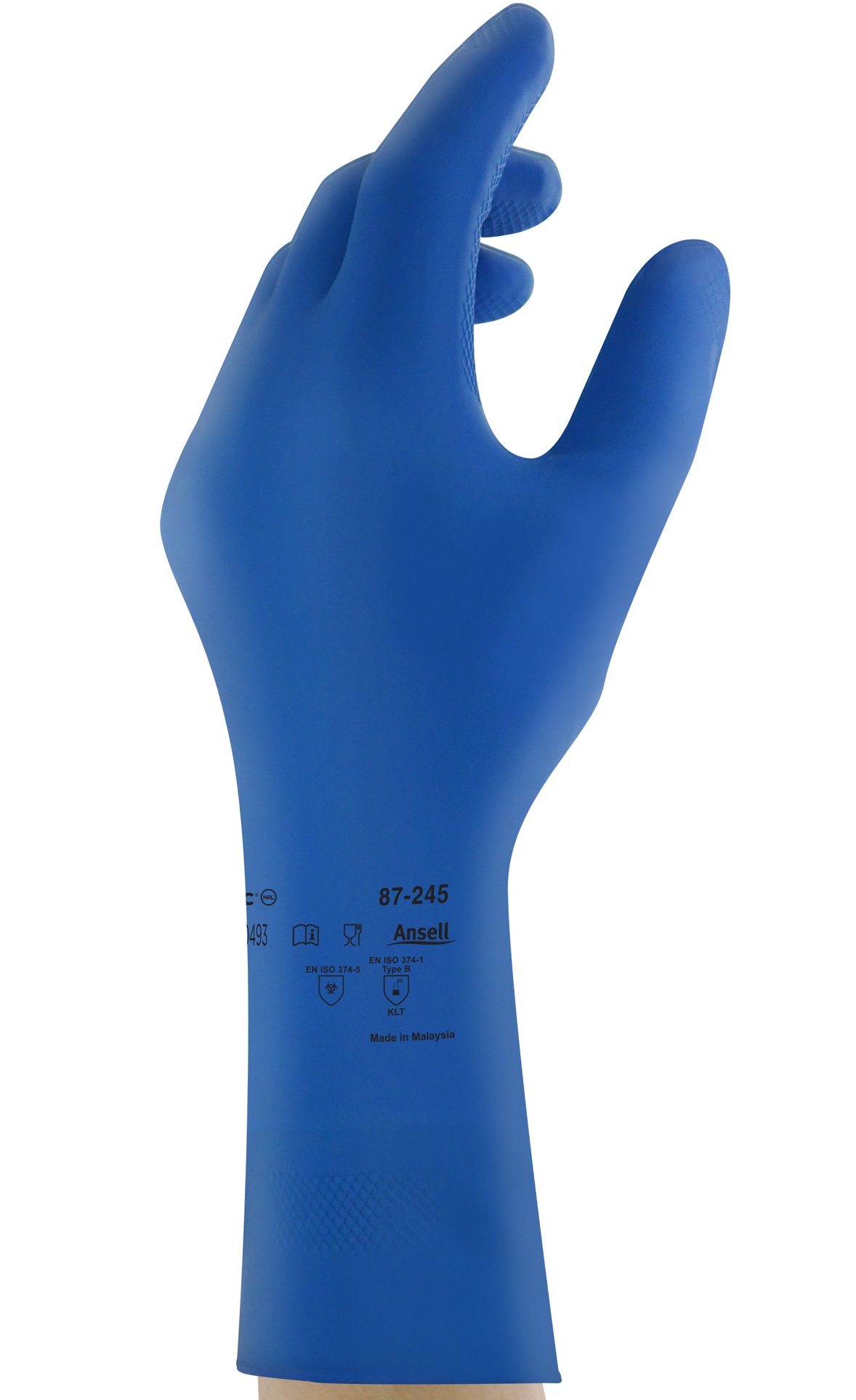 87-245 Ansell AlphaTec 87-245 latex chemical protective gloves