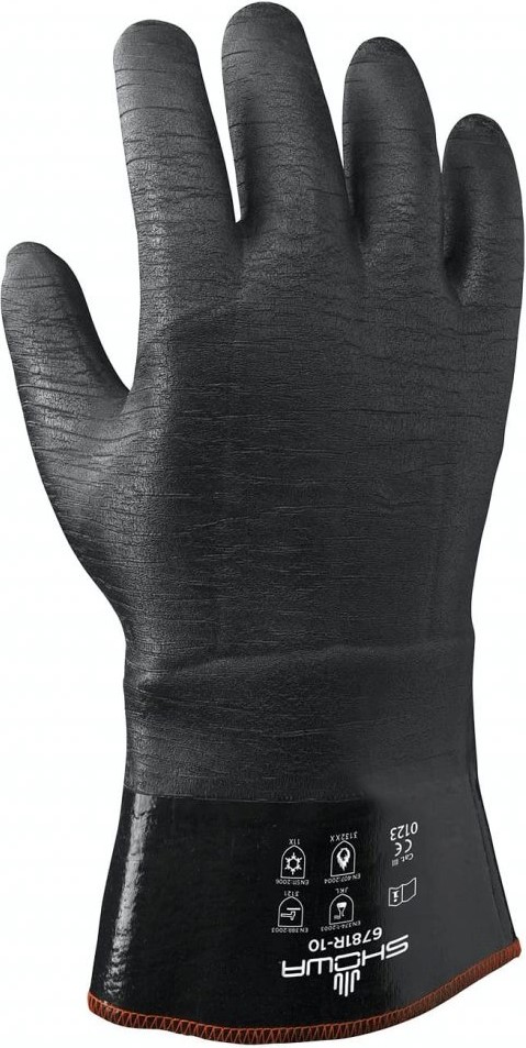 3781r SHOWA 6781R Neopren-Chemikalienschutzhandschuhe