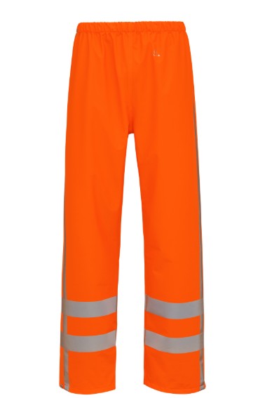5P3md7zVADM1n4 ELKA Rainwear 022400R Dryzone Visible hi-vis rain trousers with vertical reflective stripes