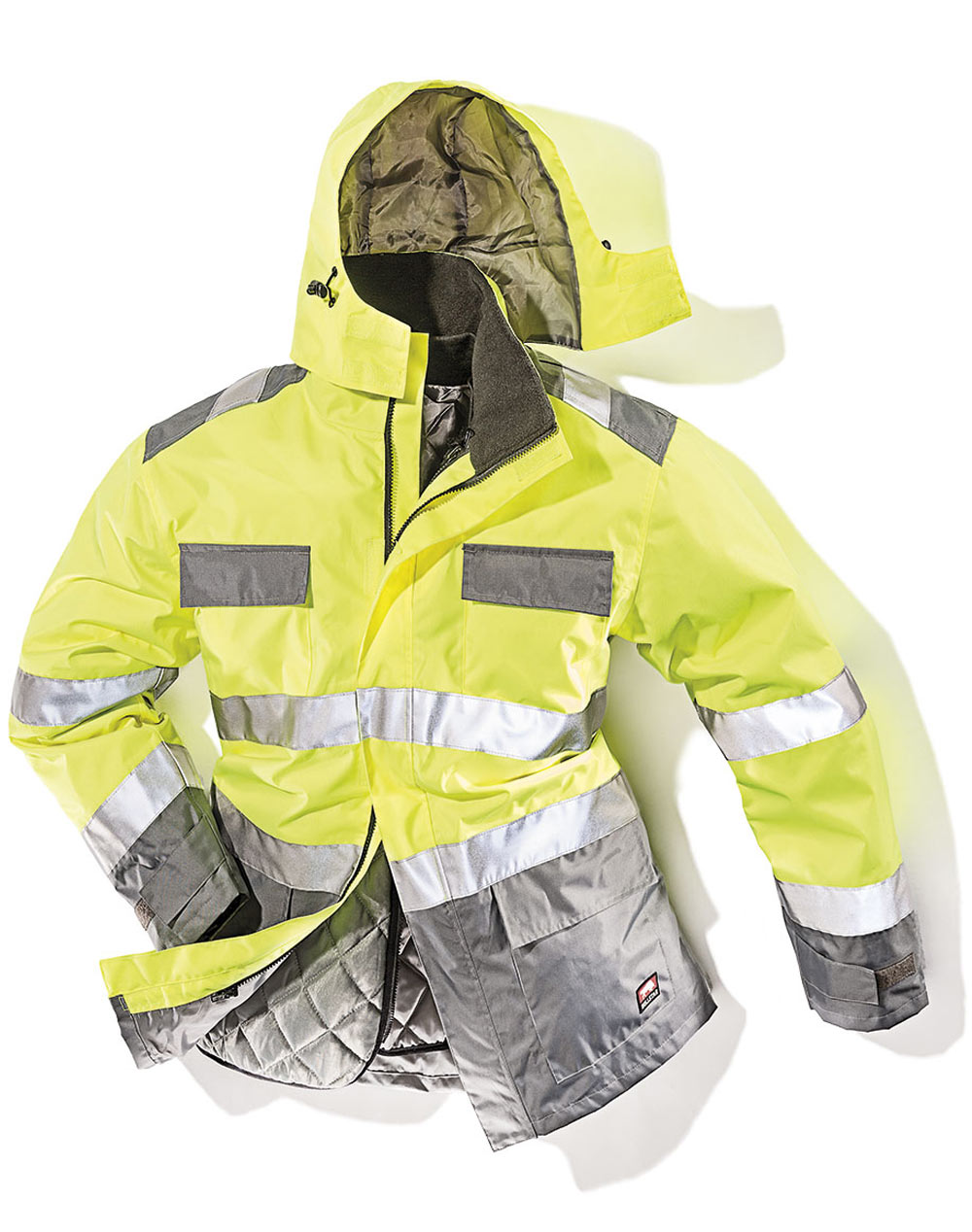 50323_Warnschutz-Parka-1 Bullstar 50323 high visibility parka fluorescent yellow