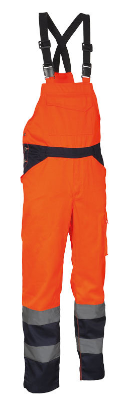 COFRA Lamp V334-0 high-visibility dungarees
