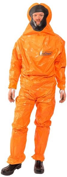 3S Tychem F overall ProChem II Cat. III Type 3,4,5,6 without hand protection