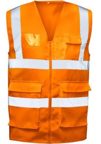 Safestyle 23516 ANSGAR Warning Protection Vest fluorescent orange
