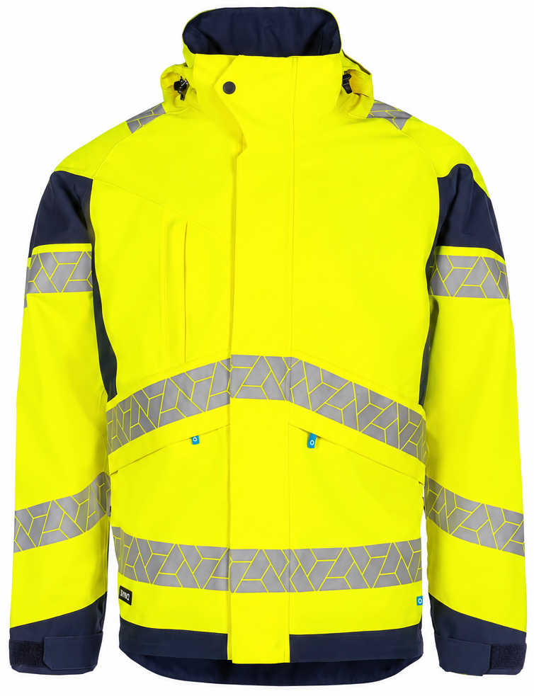 SYNQ Jacklight 705WA2L2I Warnschutz-Regenjacke