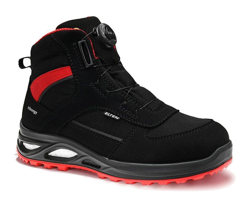 Elten Hannah XXTL BOA 746561 Sicherheitsschuhe black-red Mid ESD S3