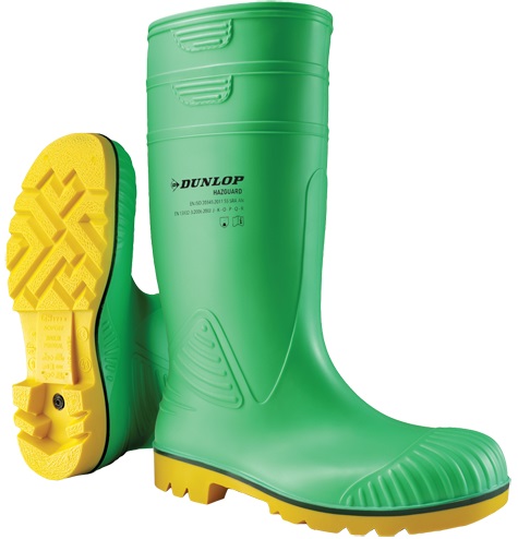 20001273 Dunlop Acifort Hazguard Full Safety Boots A442AB1 green S5