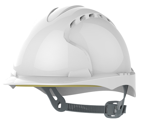ajf160-000-100 JSP EVO 3 safety helmet with slide fastener Risk 4 ventilated