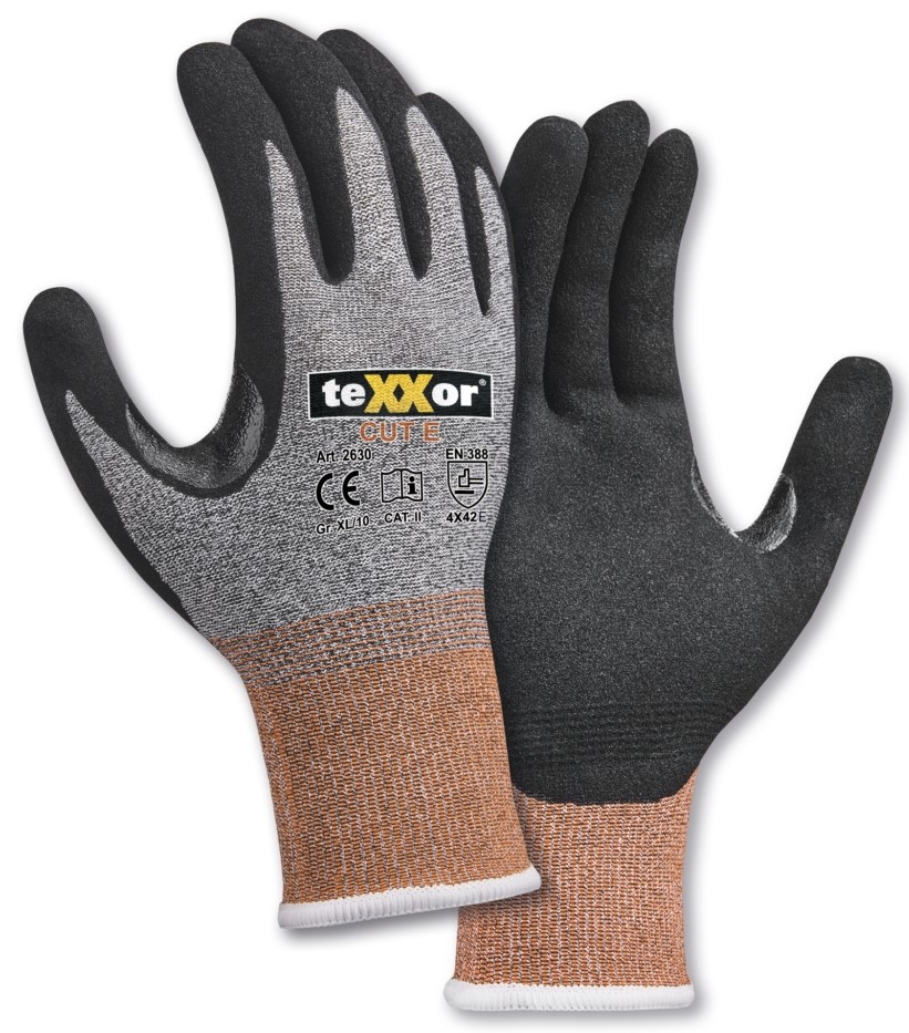 Mustbau Schnittschutz Handschuhe Level 3 Schutz für Küche, Garten & Baustelle (3, M