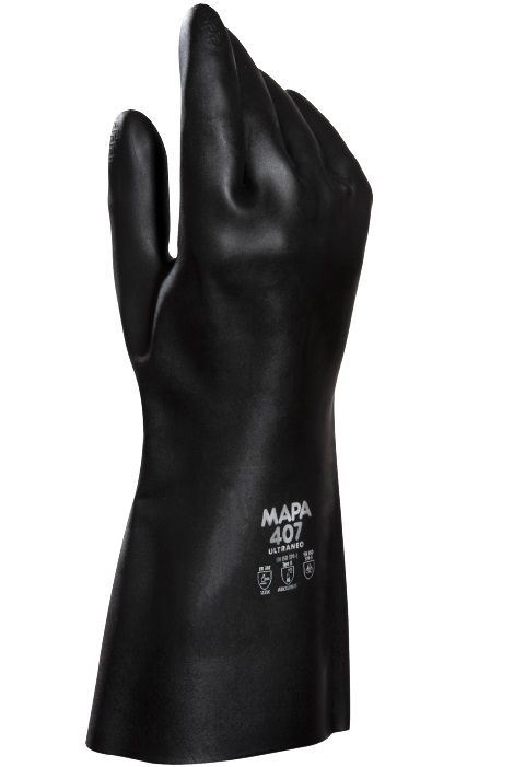UltraNeo407 Mapa Chem-Ply 407 Neoprene chemical protective gloves