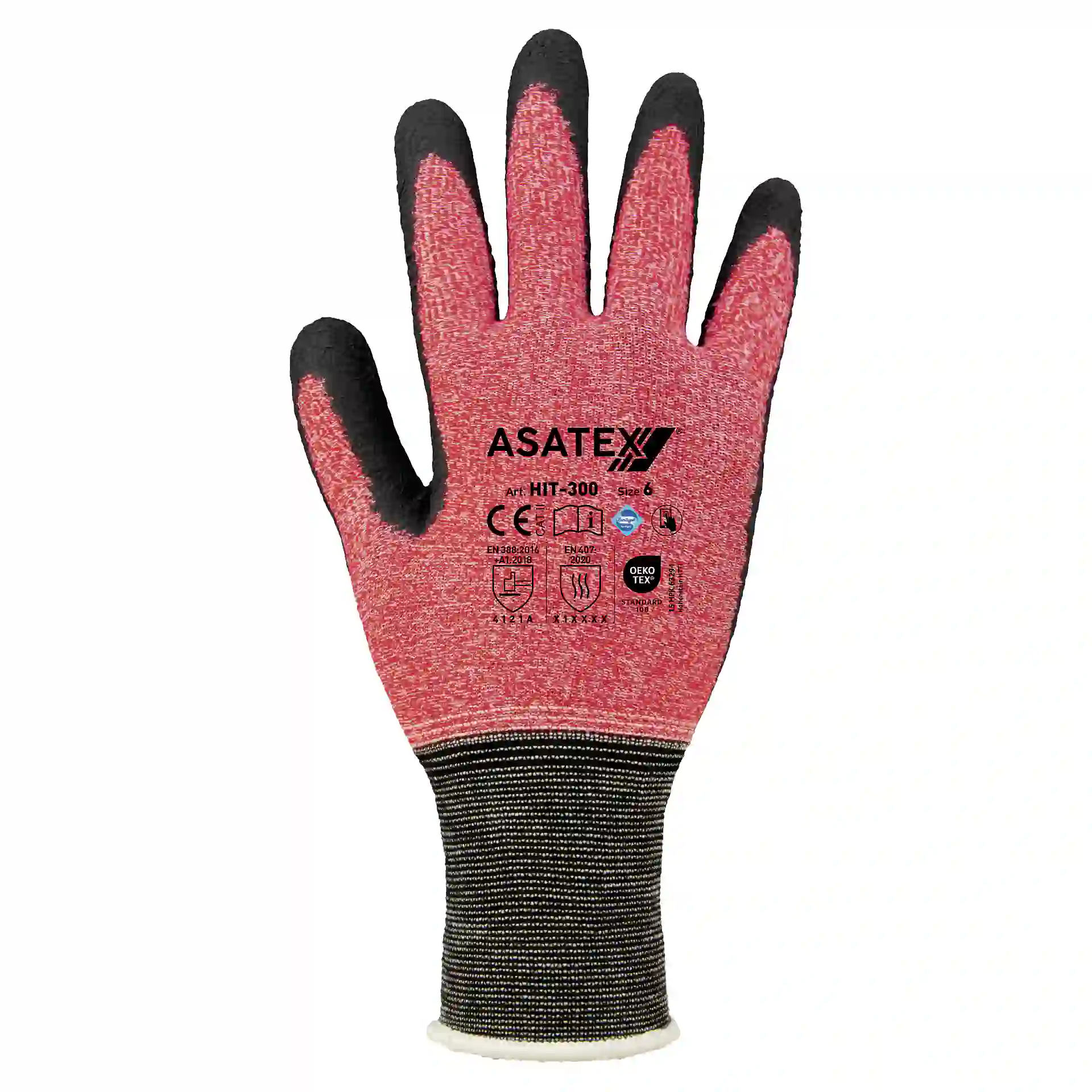 Asatex Feinstrickhandschuh HIT300 Touch screen geeignet