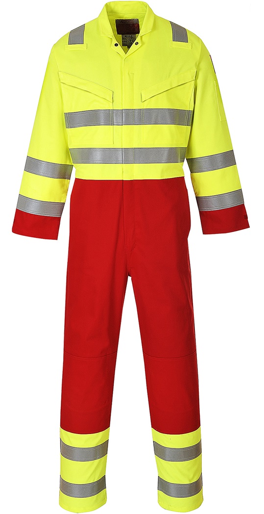 FR90YER Portwest Bizflame FR90 Multinorm Service Overall