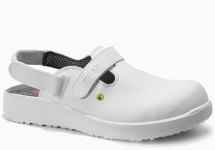 72440-01_ELTEN_grey Elten Michel white 72440 Clogs ESD SB