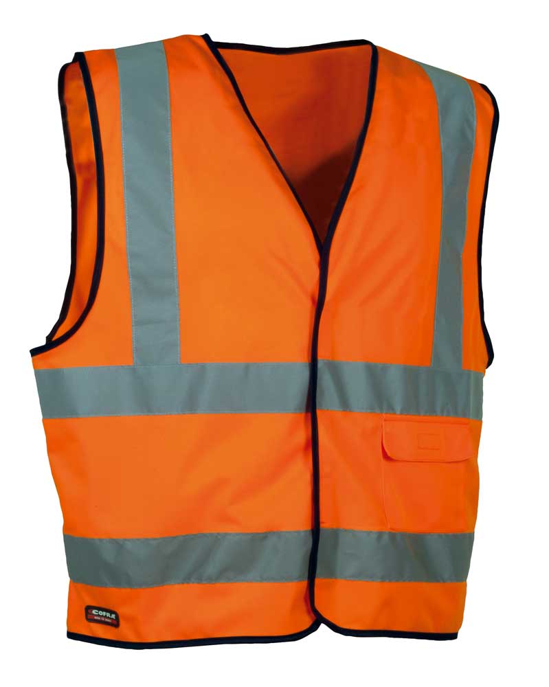 594235aa-9bf4-42a5-944e-7ba9c0a8018e COFRA Clear V073-1 high-visibility vest