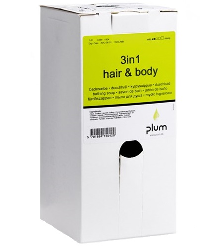 Plum 1504 Cream soap 3-in-1 Hair&Body 1,4 Liter