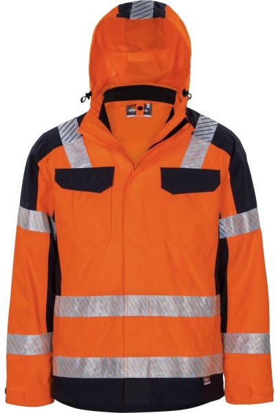 Vizwell VW433 Flex HiVis high visibility jacket 10,000 water column