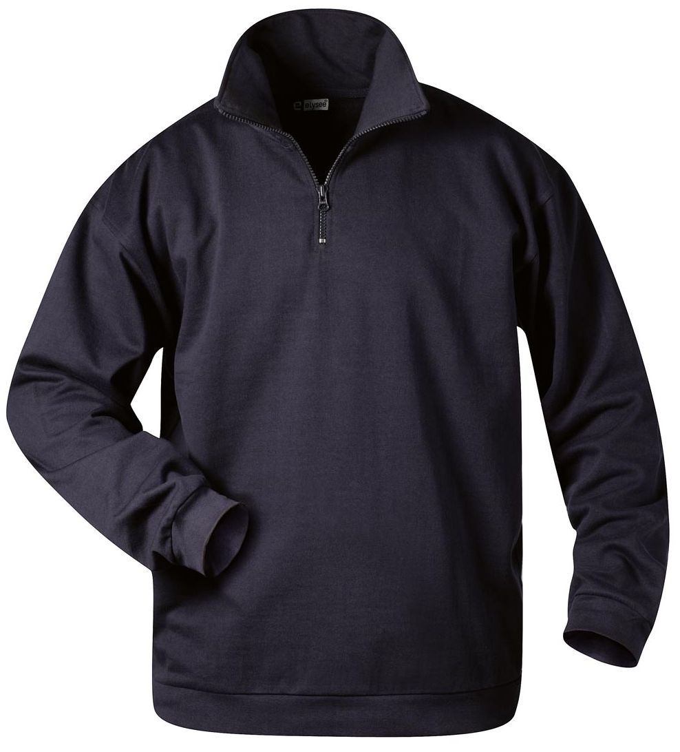 21777_front elysee 21777 GERD Sweatshirt with Troyer collar navy