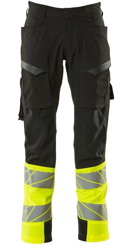Mascot ACCELERATE SAFE 19379-510 High-visibility trousers with thigh pockets