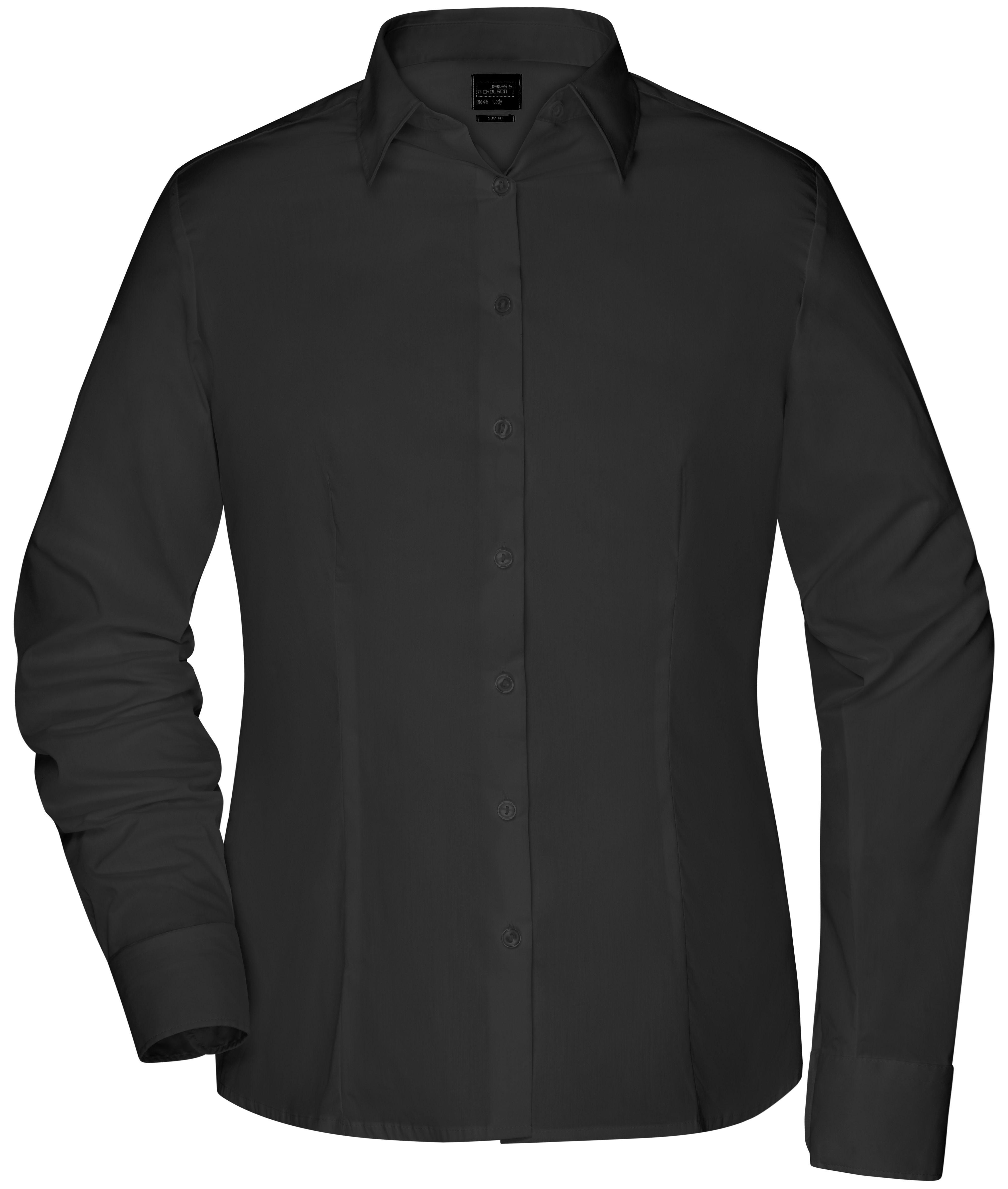 James & Nicholson JN645 Damenbluse Langarm Slim Fit in 3 Farben
