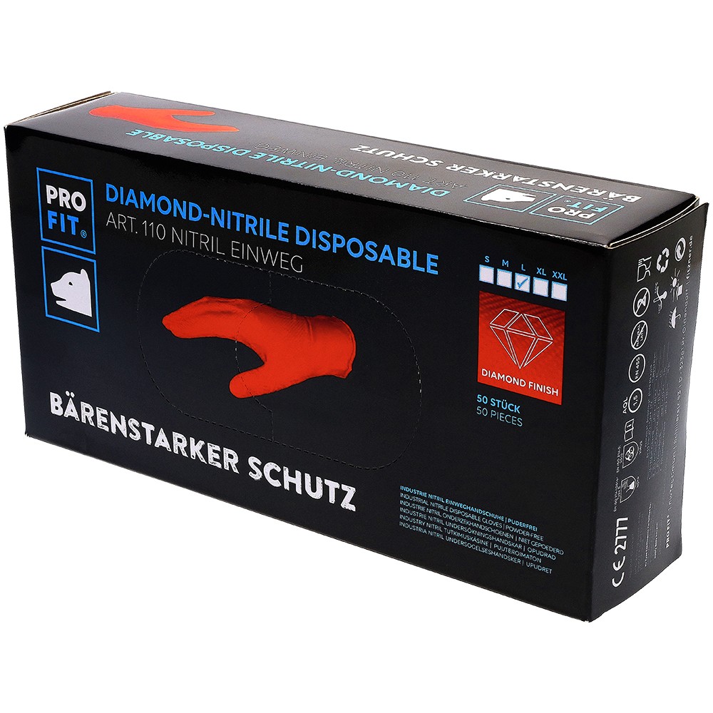 110_2 Pro-Fit 110 Nitrile disposable gloves Premium quality