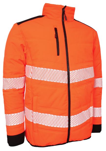 leuchtorange-schwarz