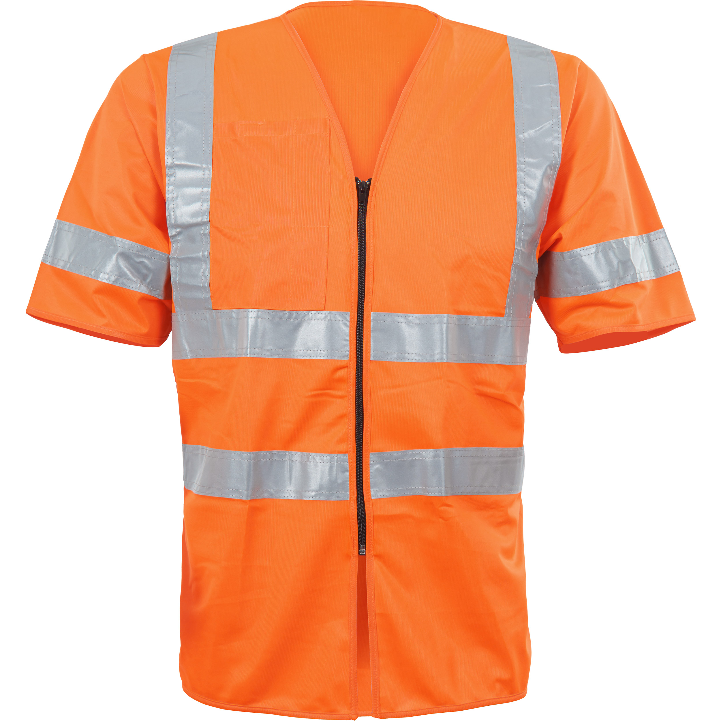 Qualitex Kurzarmjacke "Allround-Warnschutz" mit PSA-Schutzklasse 3 orange
