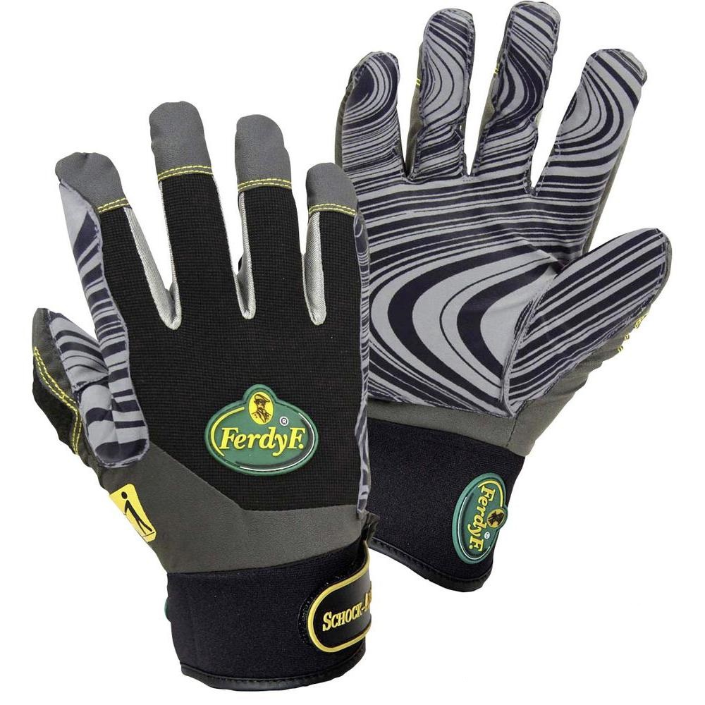 FerdyF. 19712 Shock absorber short Vibration gloves with PU coating