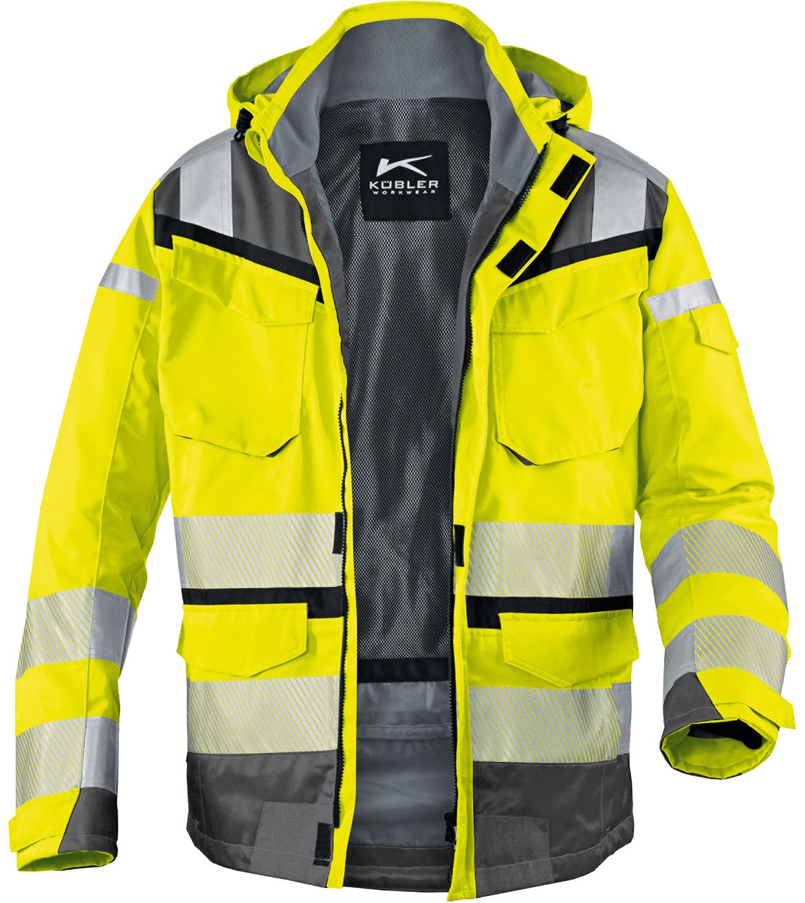 1307_8332-3497_5 Kübler REFLECTIQ Wetterjacke PSA 2 SYMPATEX 1307 8332